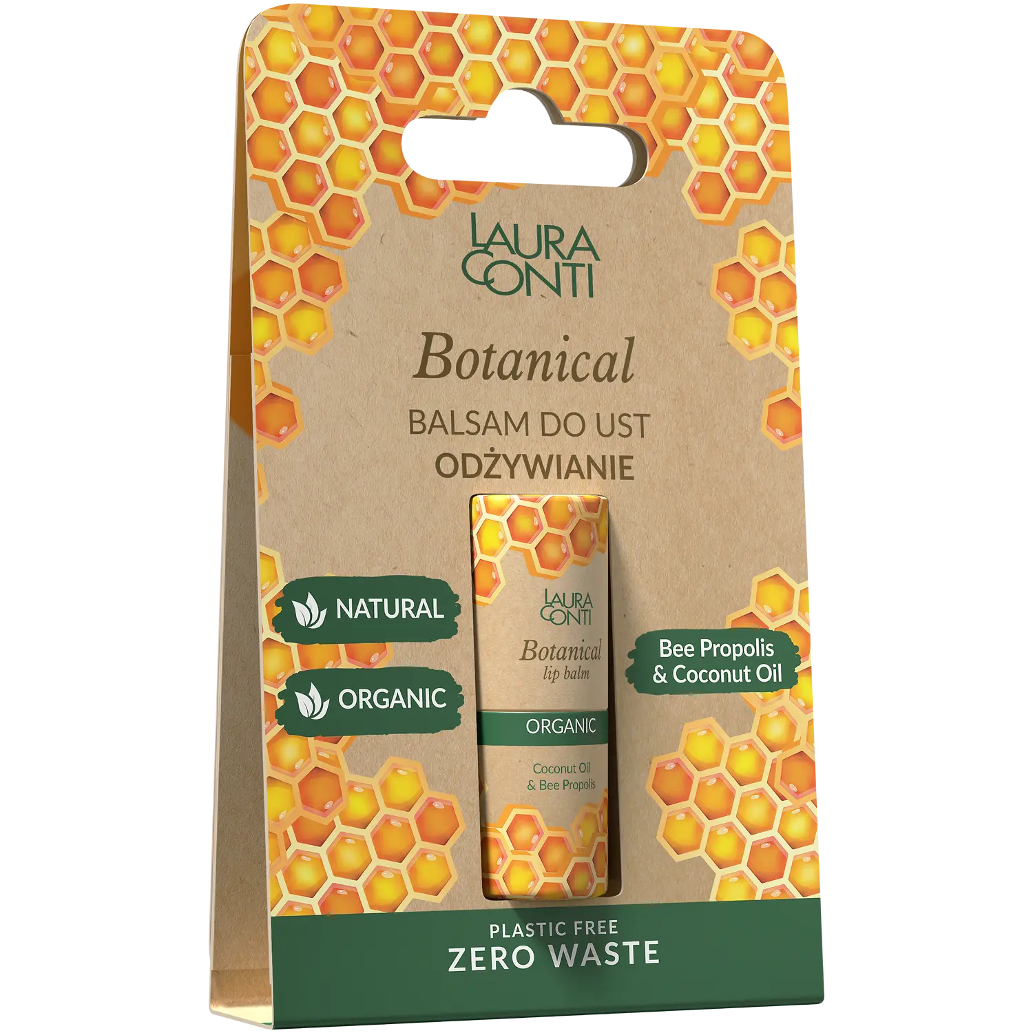 

Laura Conti Organic бальзам для губ с прополисом, 8,3 г
