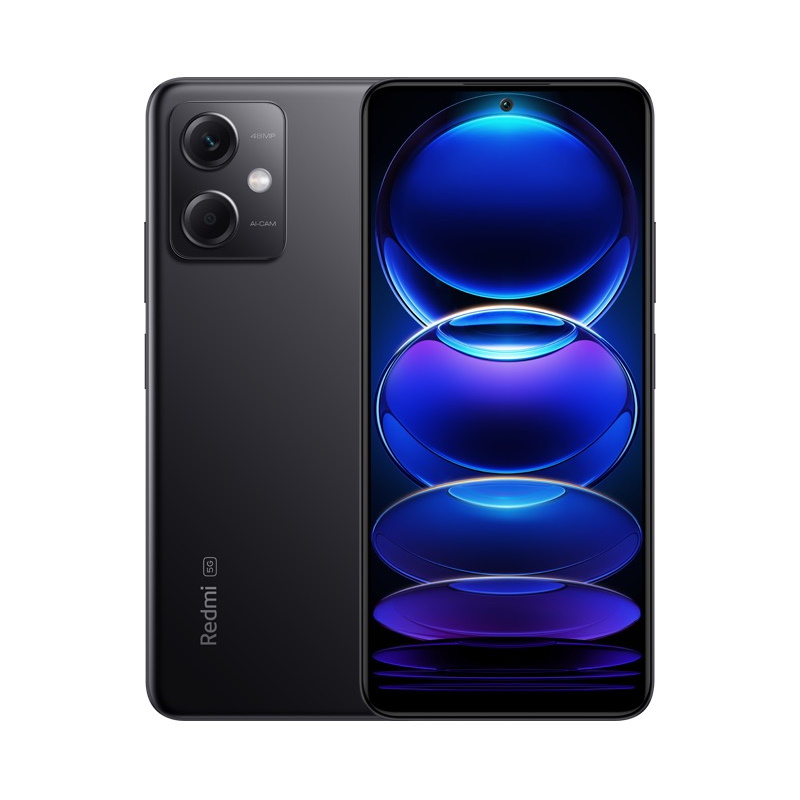 Смартфон Xiaomi Redmi Note 12, 5G, 8/256 ГБ, черный - фото