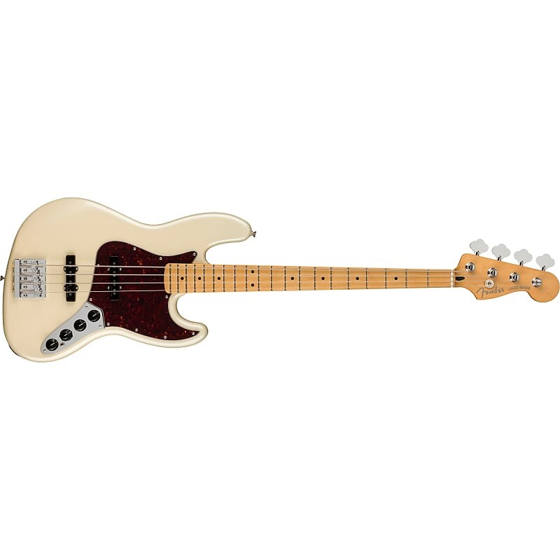 

Fender Player Plus Jazz Bass, кленовый гриф, олимпийская жемчужина