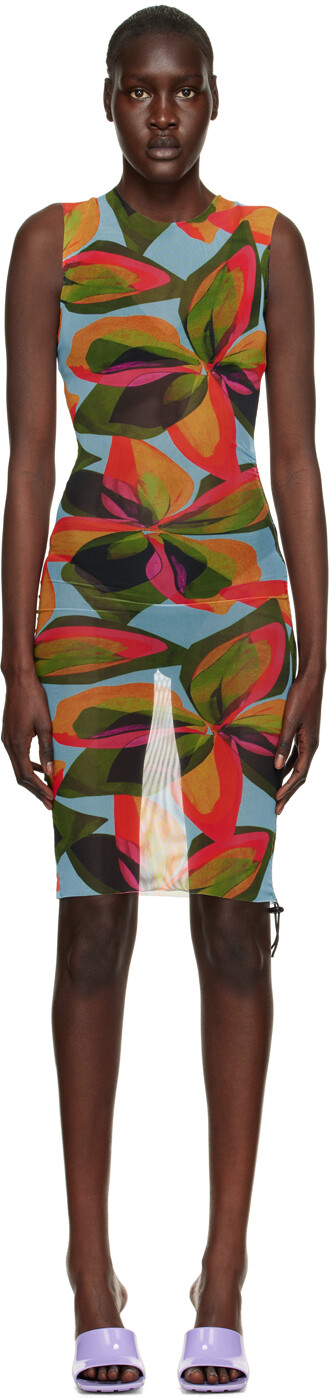 

Эксклюзивное синее платье миди SSENSE Heatwave Louisa Ballou, Синий