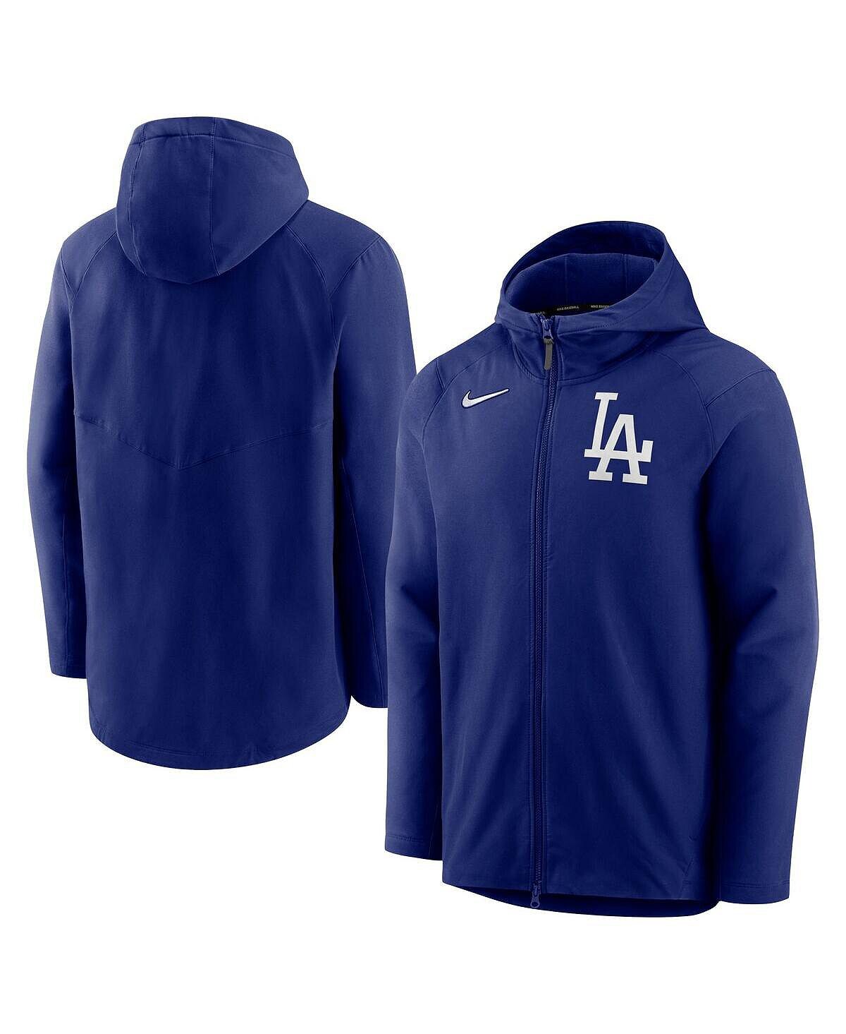 

Мужская куртка royal los angeles dodgers authentic collection с капюшоном на молнии во всю длину Nike, Синий