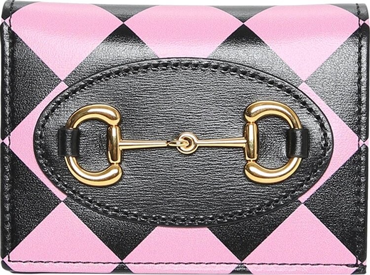 

Кошелек Gucci 1955 Horsebit Wallet Black/Multicolor, черный