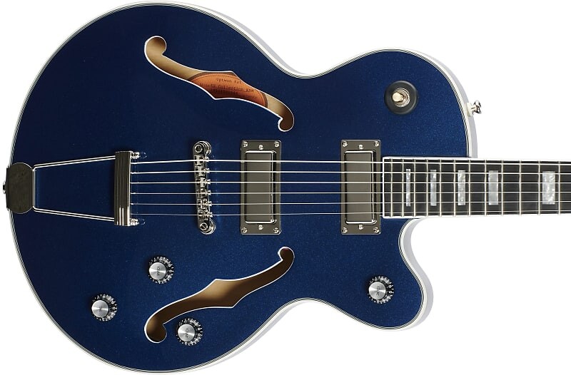 

Электрогитара Epiphone Uptown Kat ES Sapphire Blue Metallic Uptown Kat ES Electric Guitar Sapphire Blue Metallic