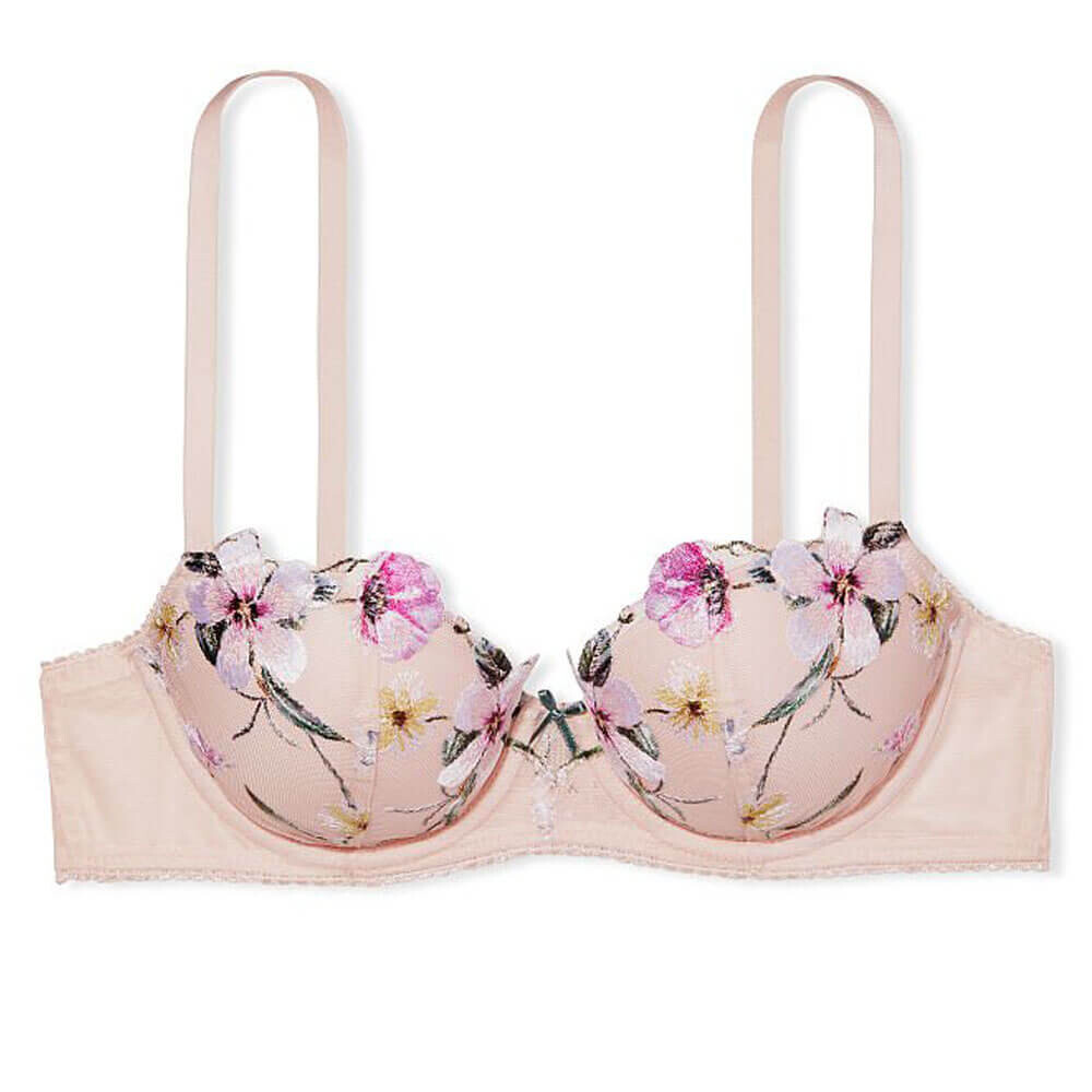 

Бюстгальтер с вышивкой Victoria's Secret Dream Angels Lightly-Lined Heart, розовый