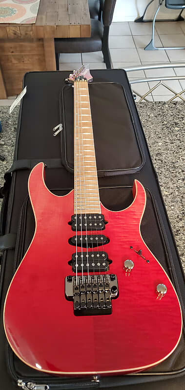 

Ibanez RG6PCMLTD-SRG Premium 2017 — градация красного заката