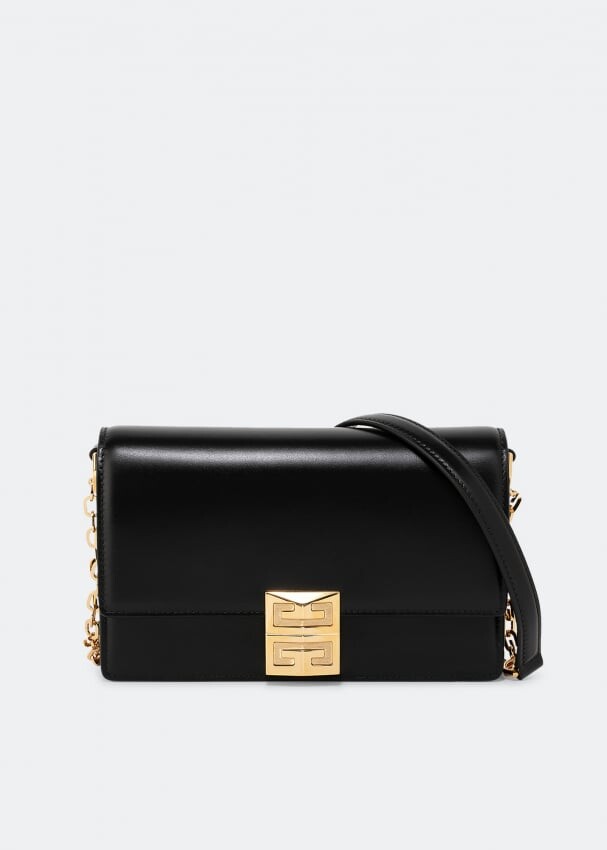 

Сумка кросс-боди GIVENCHY 4G small box leather bag, черный
