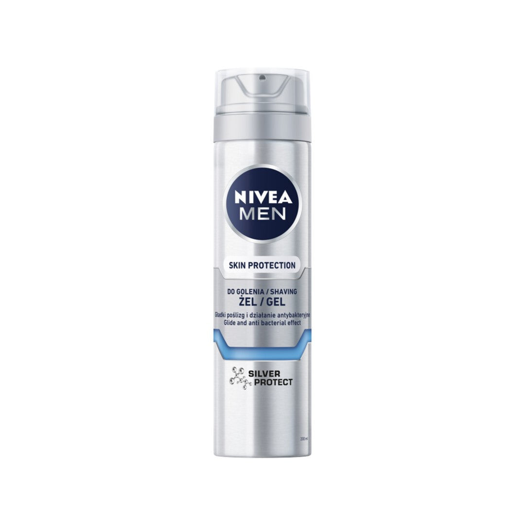 

Nivea Гель для бритья Men Skin Protection Silver Protect 200мл