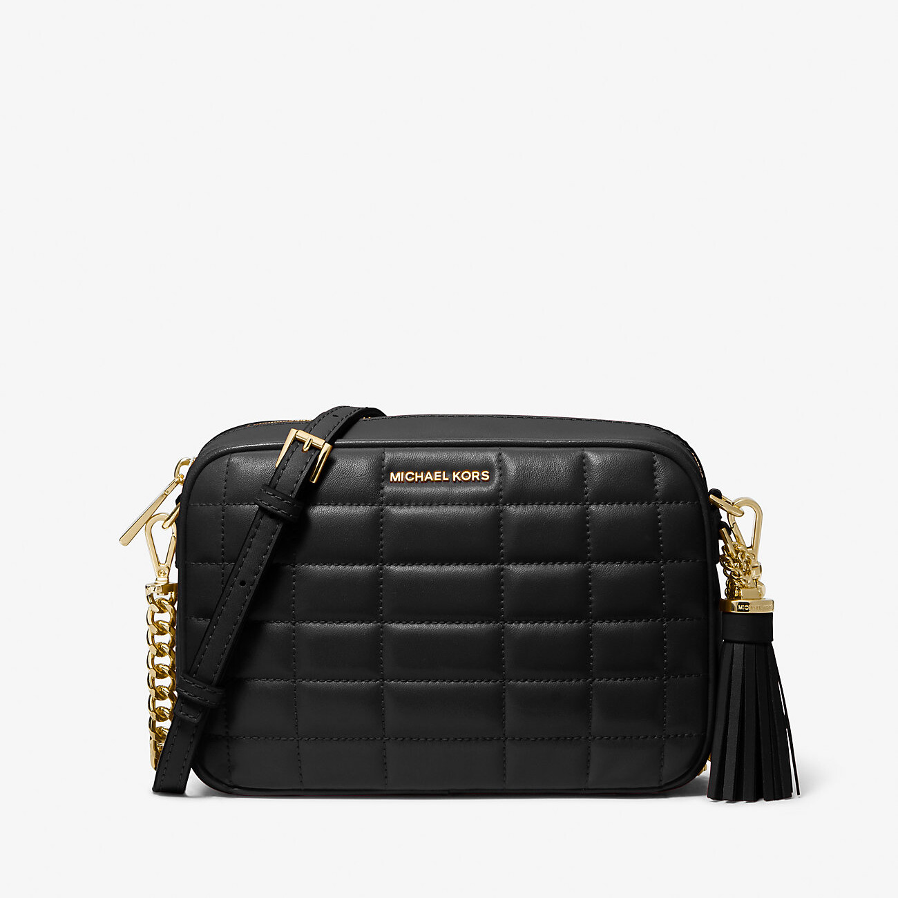 

Сумка Michael Michael Kors Jet Set Medium Quilted Leather, черный