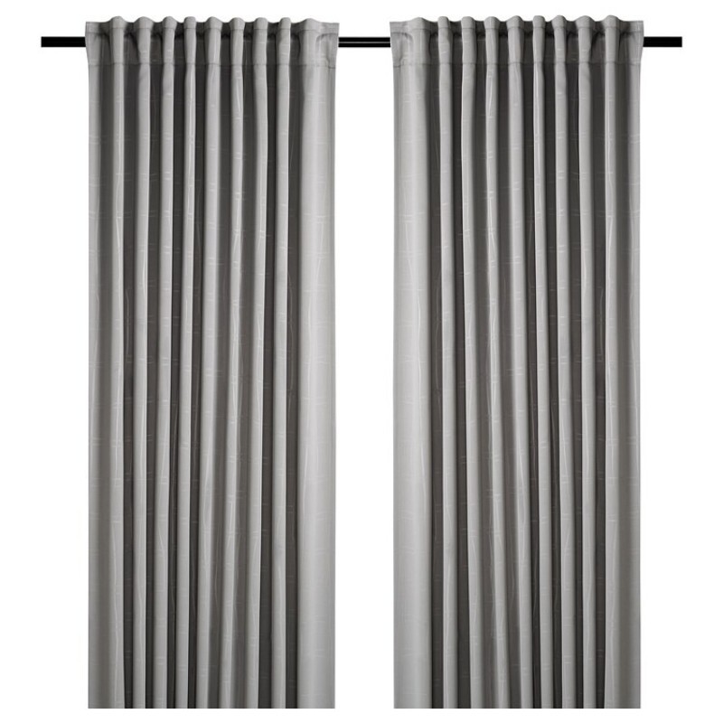 

Шторы Ikea Prakttidlosa, серый
