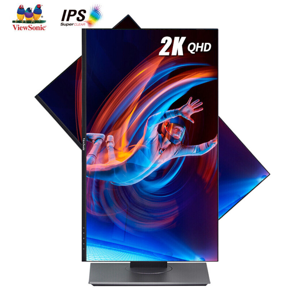 

Монитор ViewSonic VX2480-2K-HD 23,8" IPS 2K HDMI с поднимающимся и вращающимся экраном