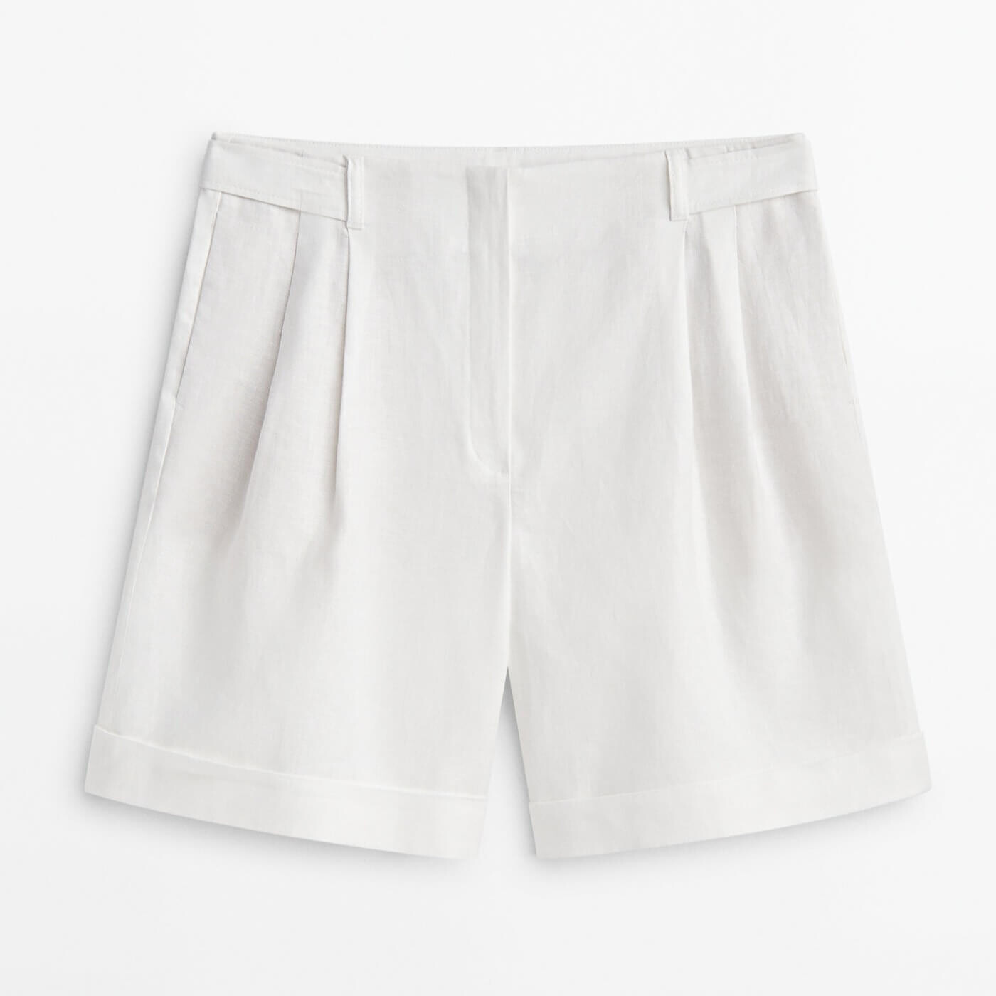 

Шорты-бермуды Massimo Dutti Bermuda, кремовый
