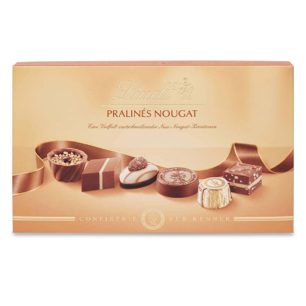 

Конфеты Lindt Pralinés, ассорти нуга, 200г