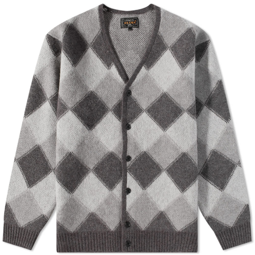 

Джемпер Beams Plus Double Argyle Jacquard Cardigan