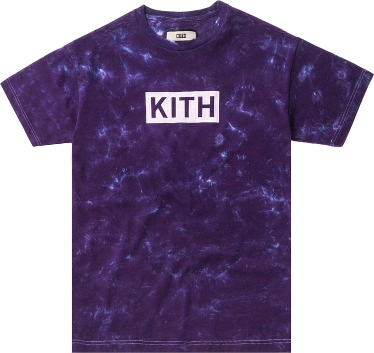 Футболка Kith Solid Dye Tee 'Purple', фиолетовый - фото