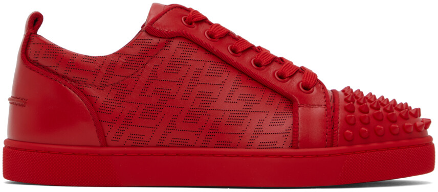 

Красные кроссовки Louis Junior Spikes Orlato Christian Louboutin, Красный