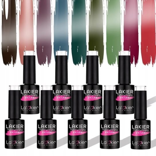 

Коллекция La'kier Autumn Touch из 9 цветных гибридных лаков для ногтей