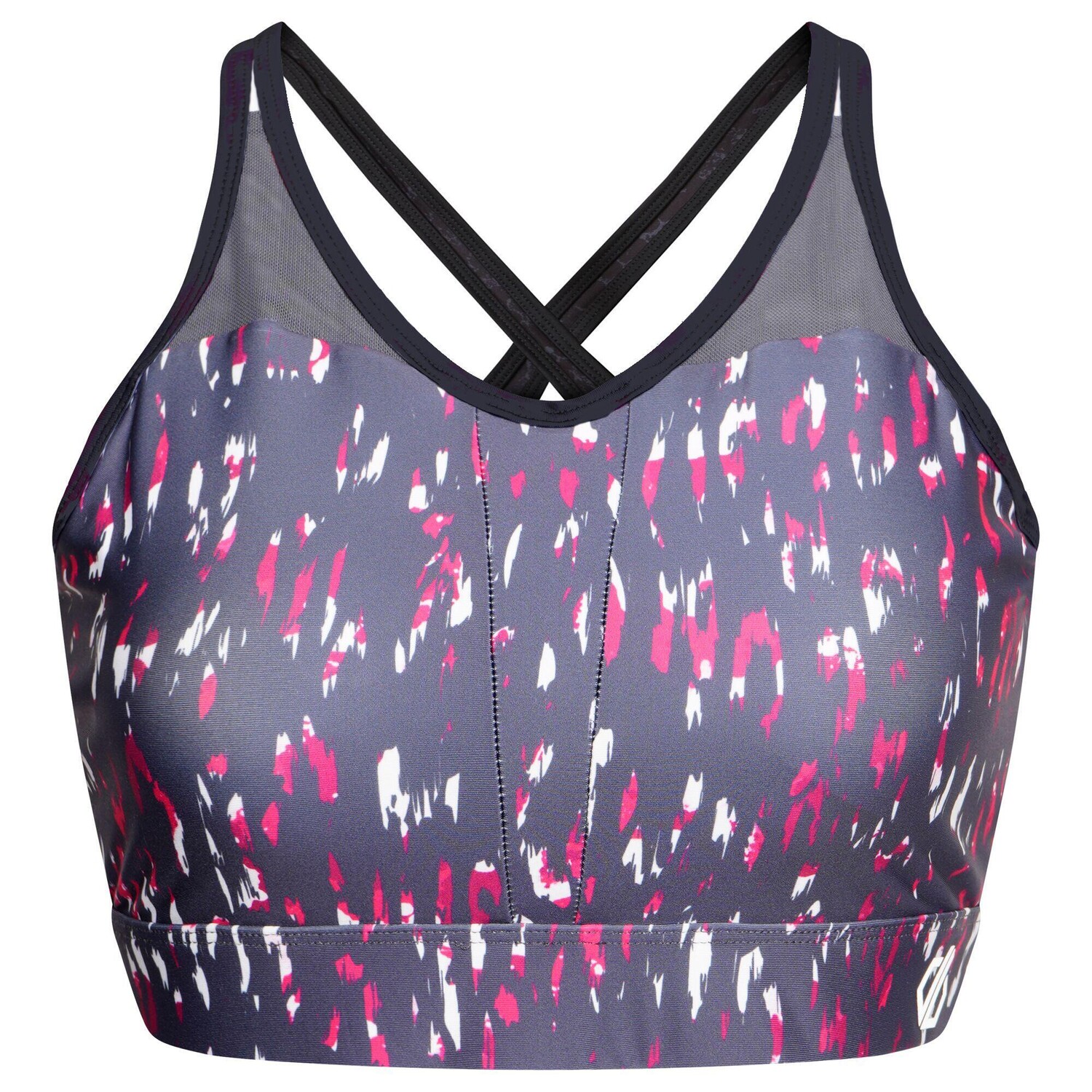 

Тренировочный топ Mantra Bra Fitness/Gym Women Breathable DARE 2B, розовый/темно-серый
