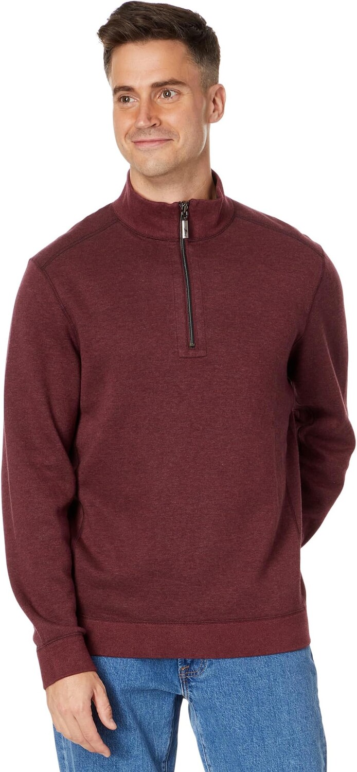 

Толстовка Flip Coast 1/2 Zip Tommy Bahama, цвет Pinot Noir Heather