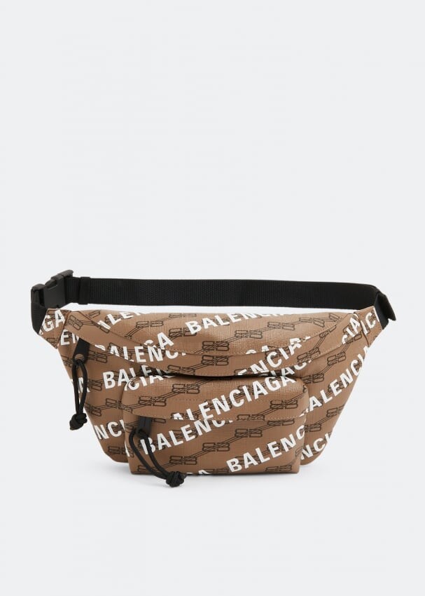 

Ремень BALENCIAGA Signature medium beltpack, принт