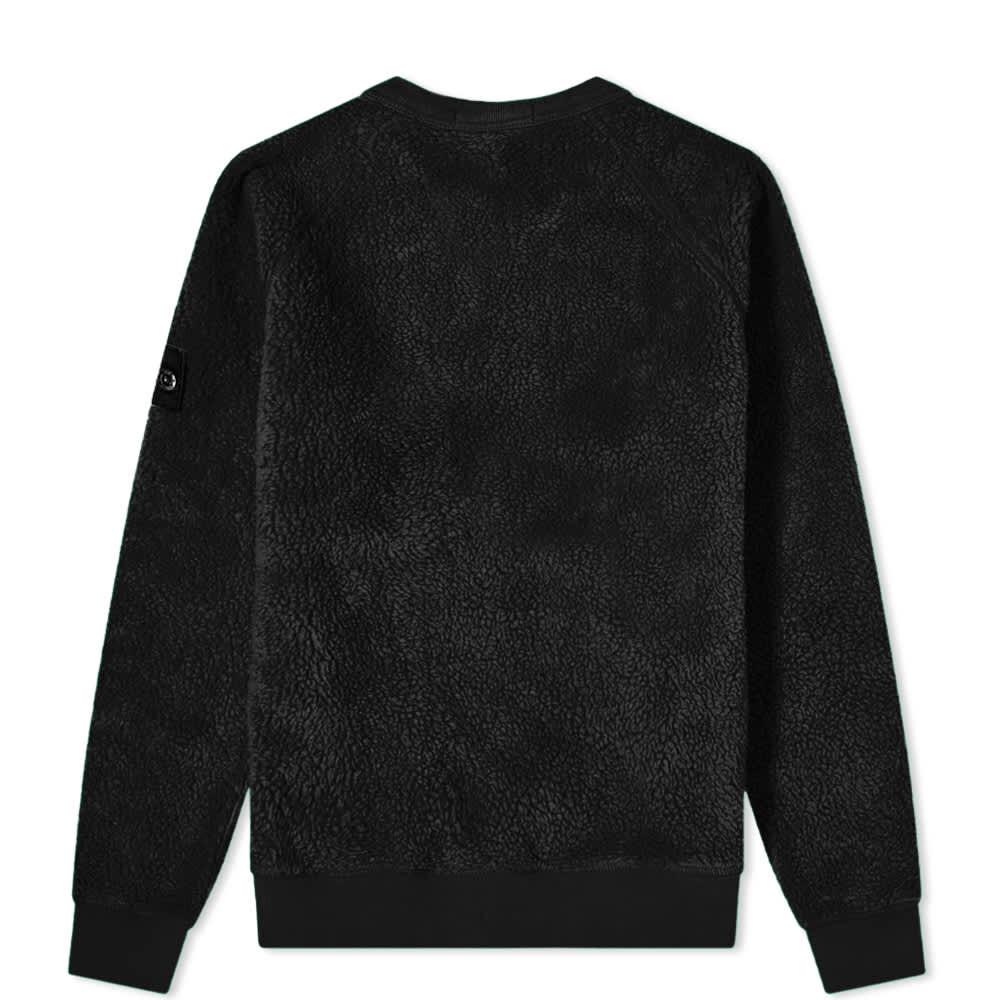

Толстовка Stone Island Junior Sherpa Fleece Crew Sweat, Черный