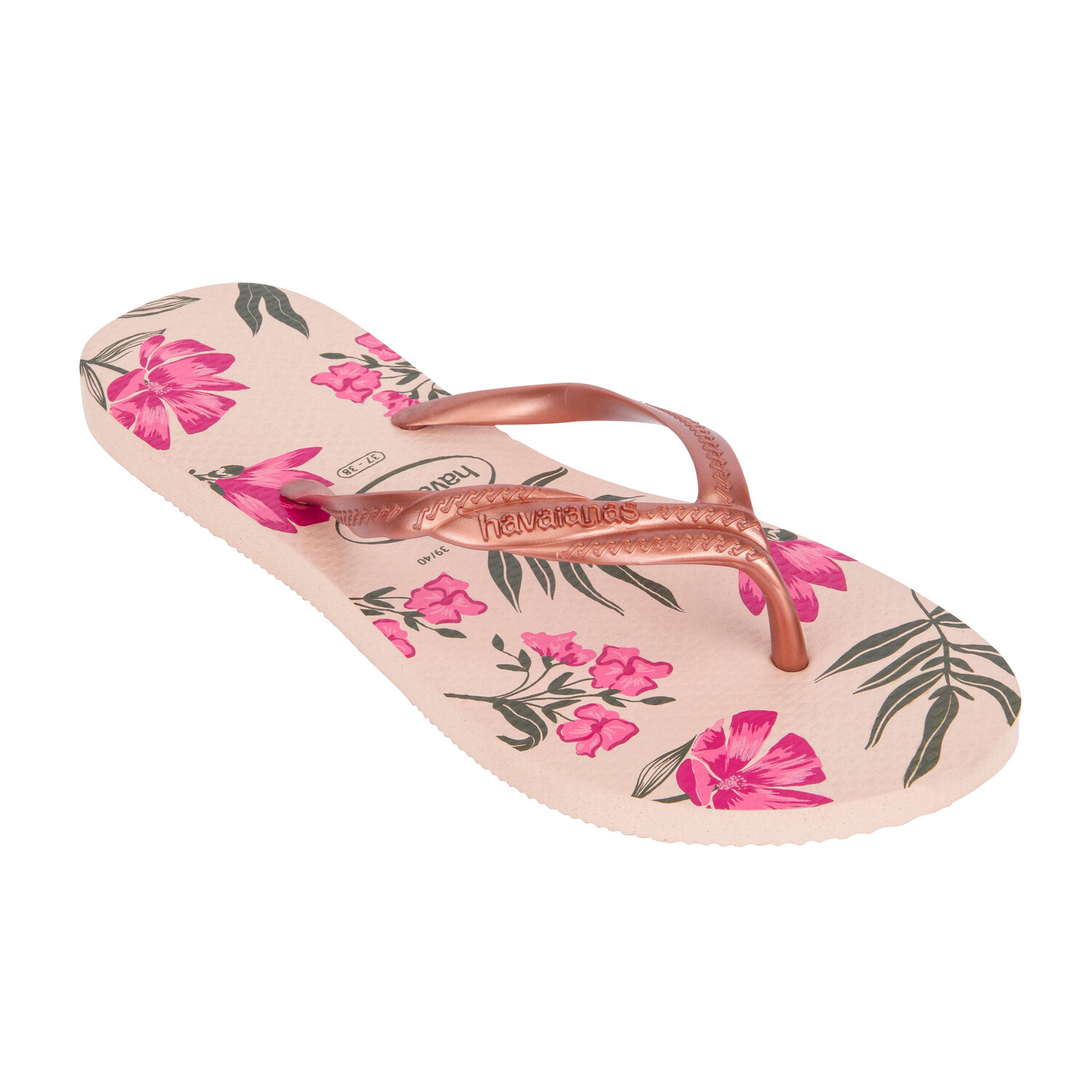 

Вьетнамки HAVAIANAS Floral женские розовые, светло-розовый
