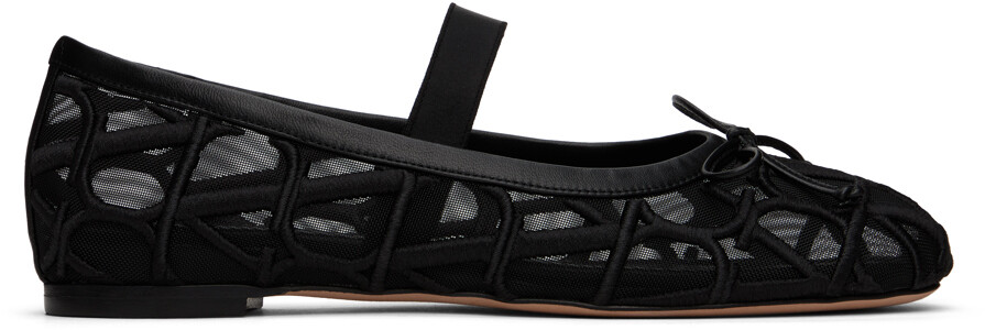 

Черные балетки Iconographe Valentino Garavani