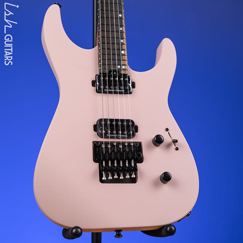 Электрогитара Jackson American Series Virtuoso Electric Guitar Satin Shell Pink электрогитара jackson american series virtuoso streaky ebony fingerboard satin shell pink guitar