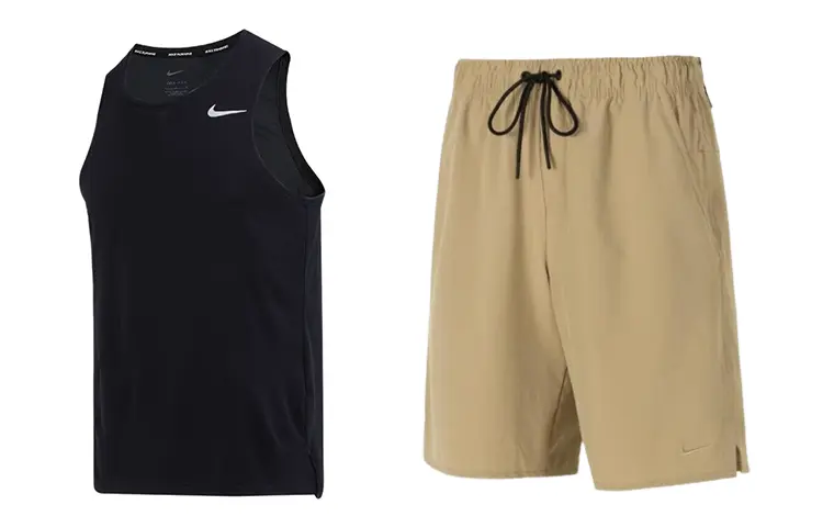 

Мужская повседневная спортивная одежда Nike, цвет Black + khaki