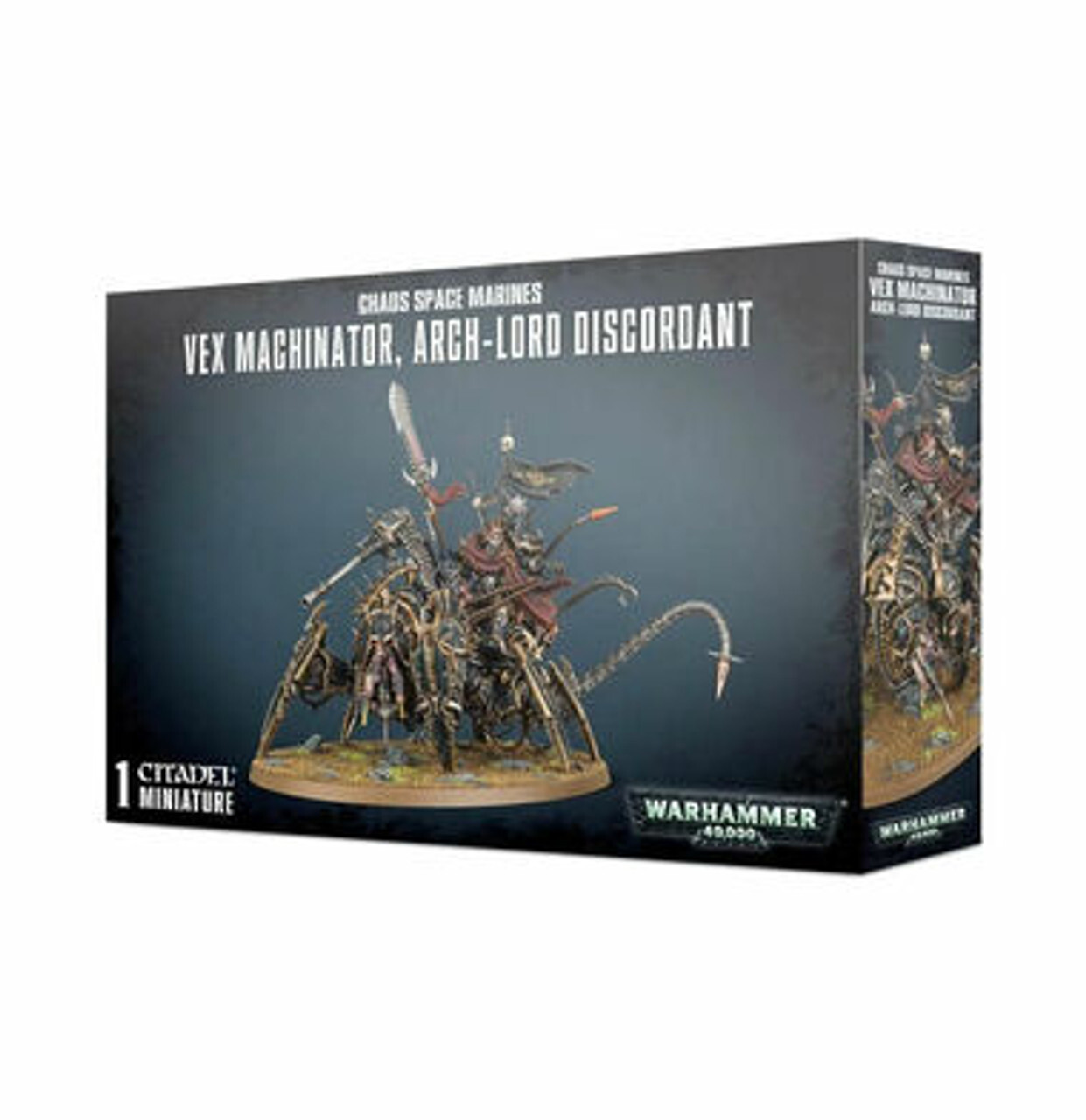 

Миниатюра Warhammer 40K: Chaos Space Marines - Vex Machinator, Arch-Lord Discordant