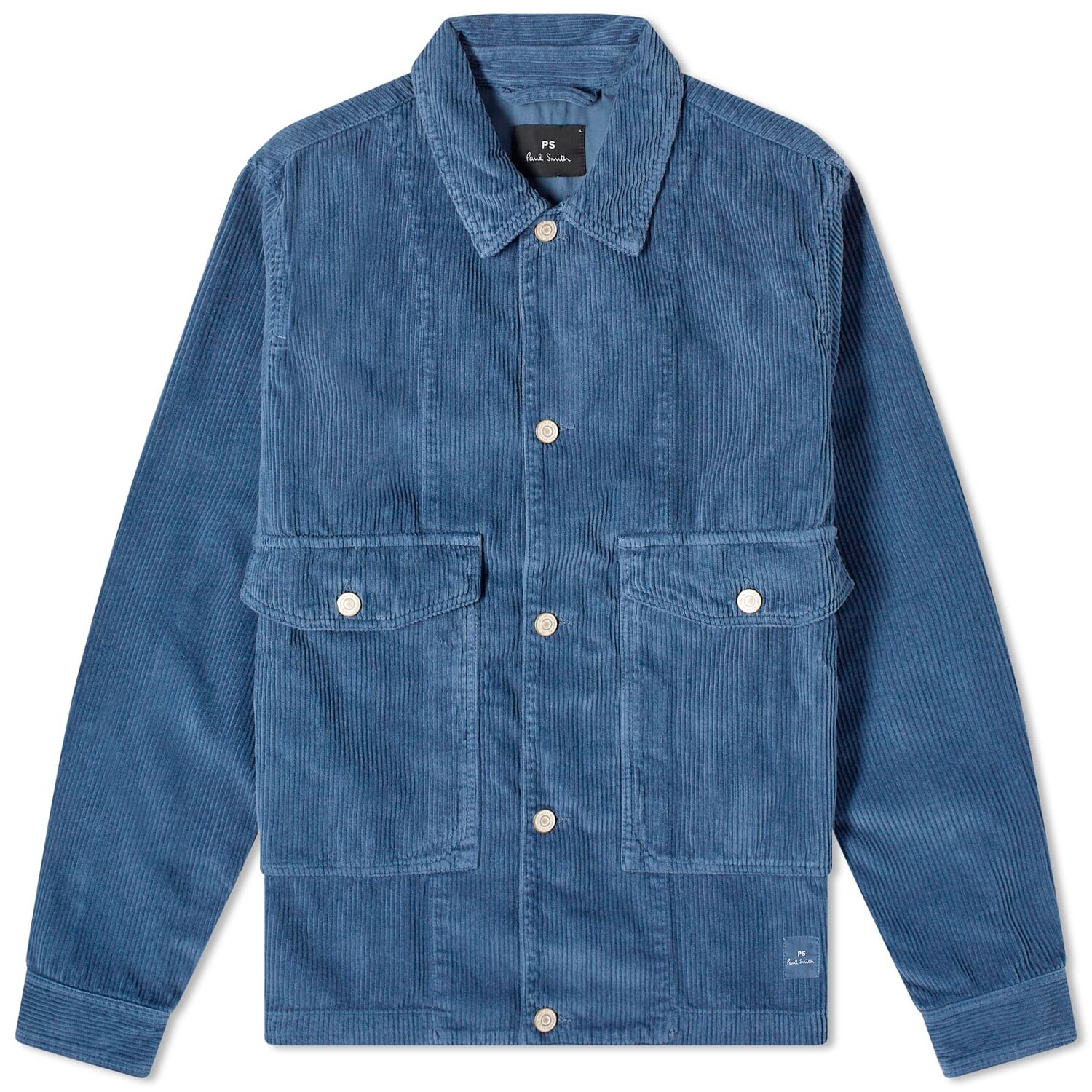 цена Куртка Paul Smith Cord Overshirt, синий