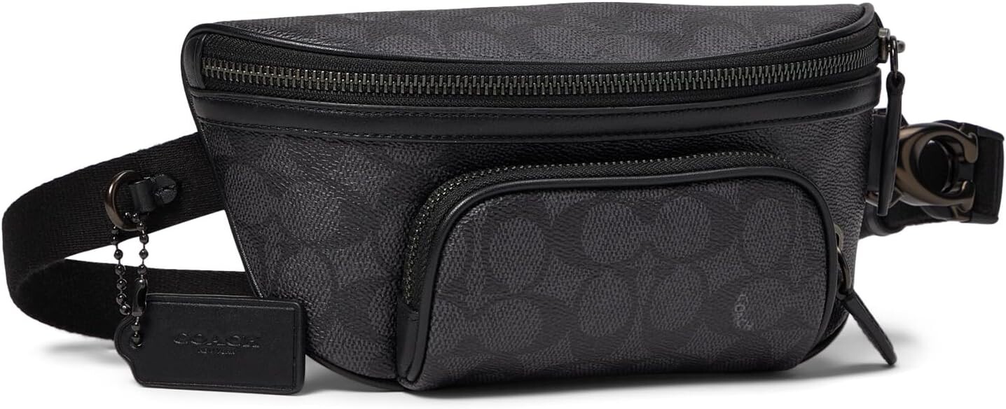 

Поясная сумка Beck Signature COACH, цвет Charcoal/Black