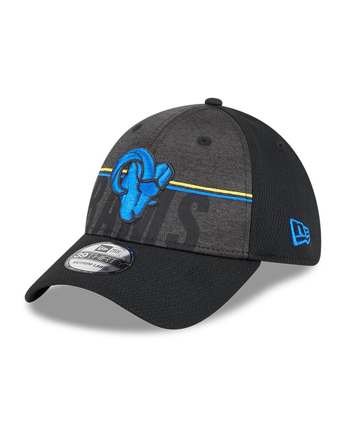 

Мужская черная кепка Flex Fit Los Angeles Rams 2023 NFL Training Camp Colorway 39THIRTY New Era