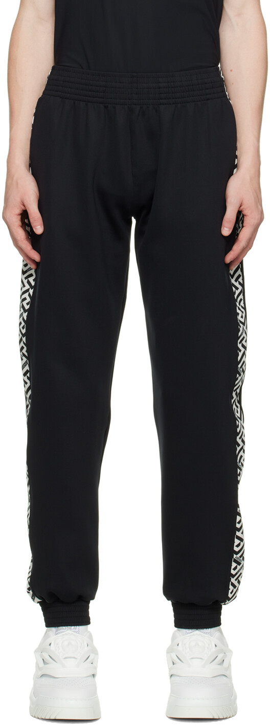 

Черные брюки для отдыха Greca Signature Versace Underwear, Черный