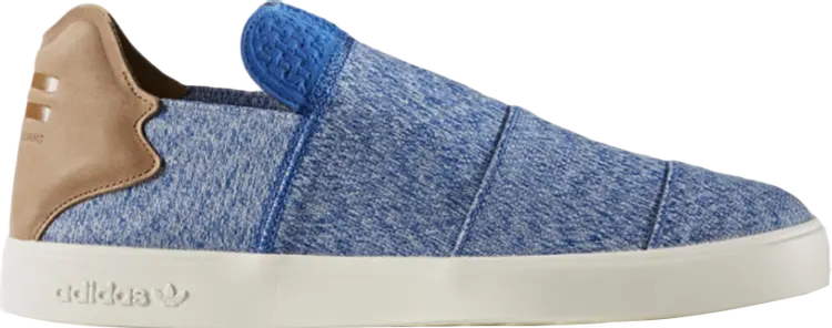 

Кроссовки Adidas Pharrell Williams x Elastic Slip-On 'EQT Blue', синий