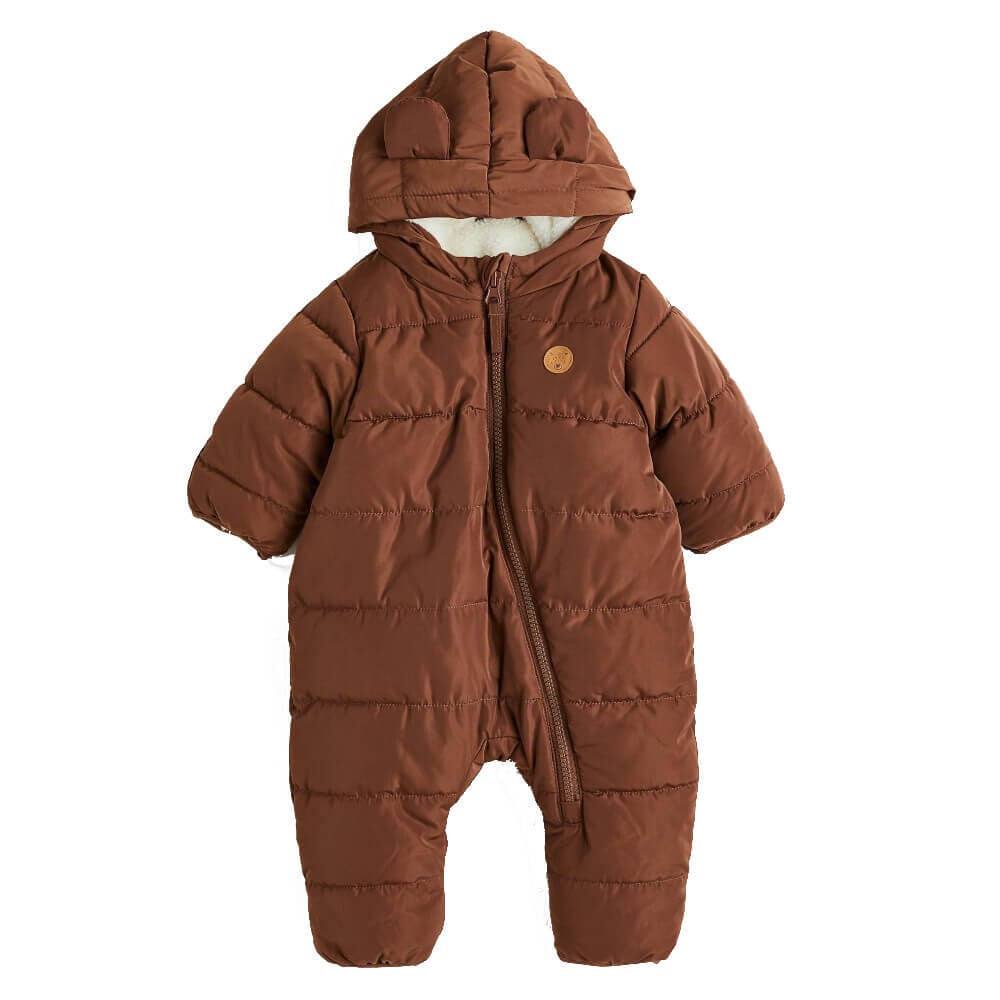 

Комбинезон H&M Padded Baby Bunting, коричневый