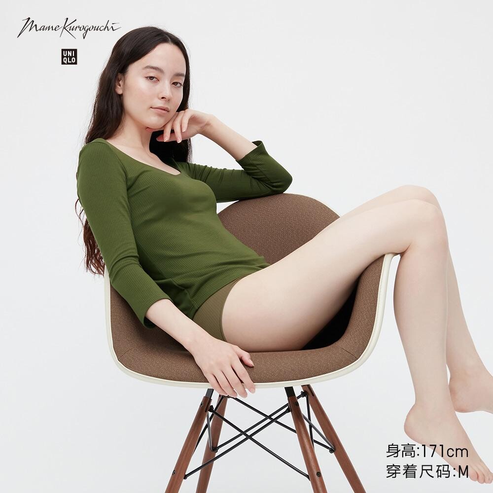 

Футболка Uniqlo, оливковый