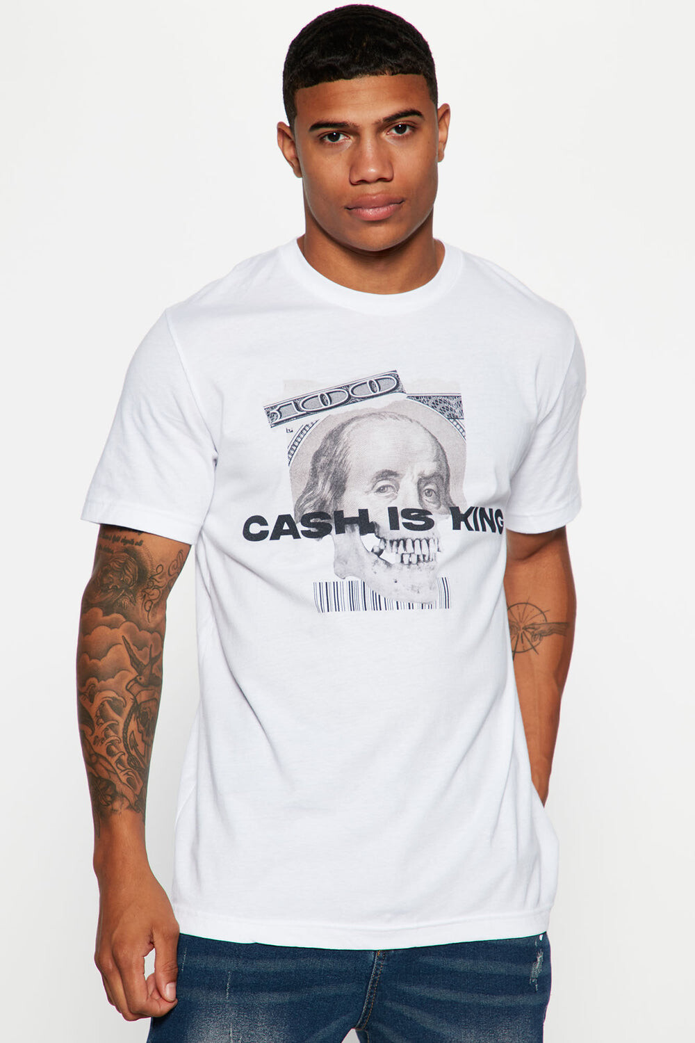 

Футболка Fashion Nova FNP1136CASHKING, белый