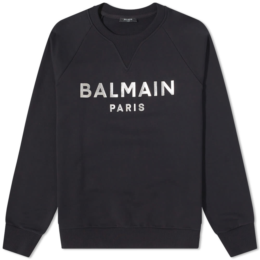 

Толстовка Balmain Classic Paris Foil Crew Sweat
