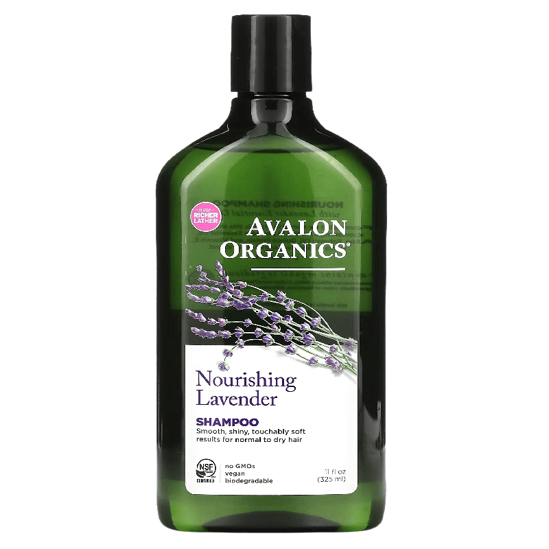 Шампунь питательный Avalon Organics лаванда, 325 мл шампунь avalon organics очищающий лимон 325 мл
