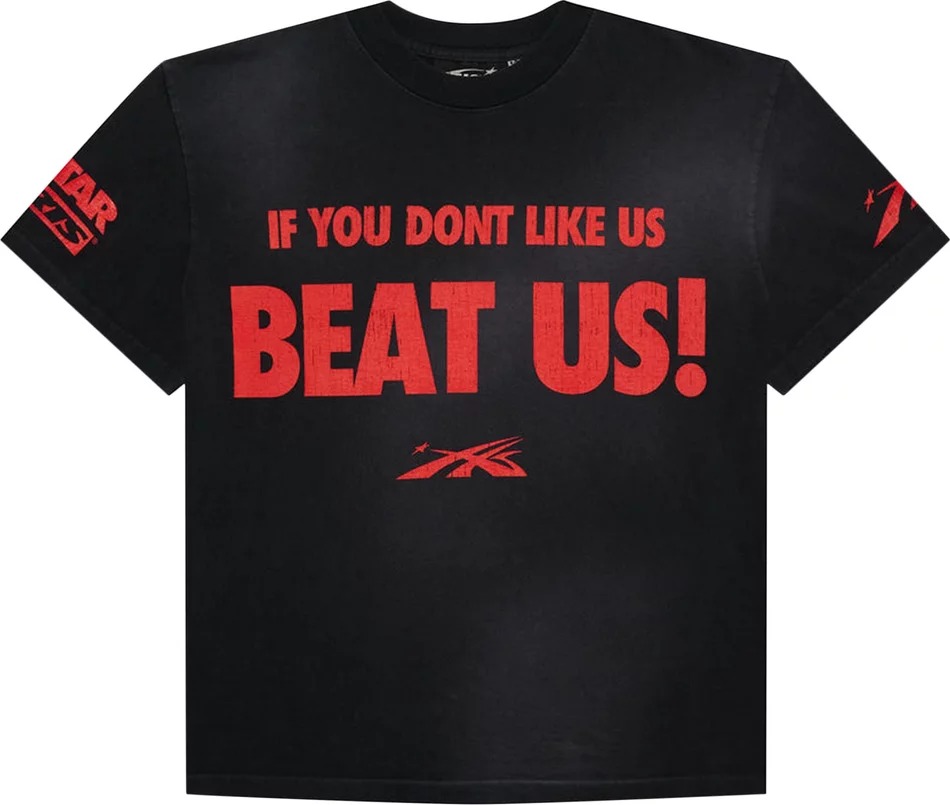 Футболка Hellstar Beat Us!, черный / красный