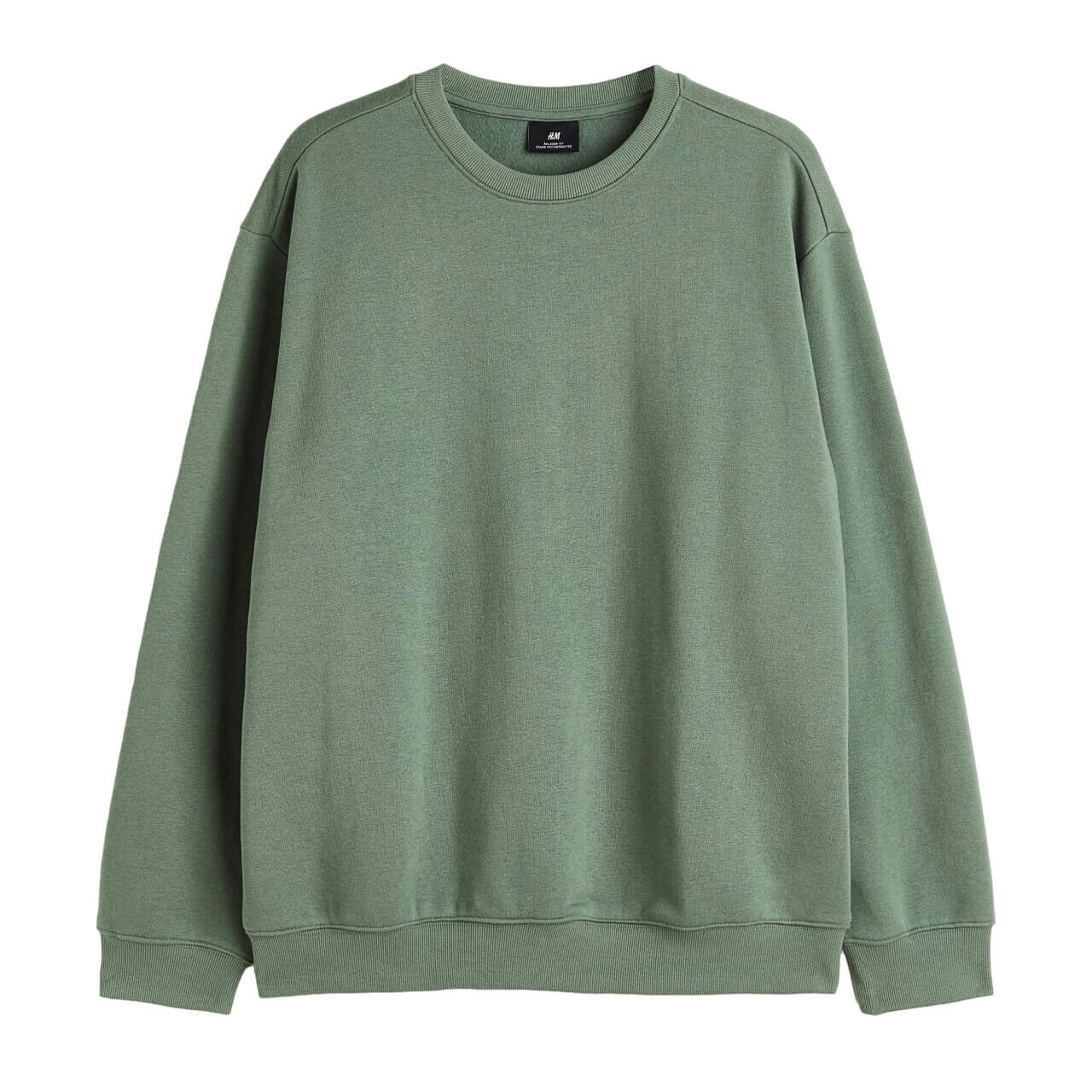 

Свитшот H&M Relaxed Fit, хаки