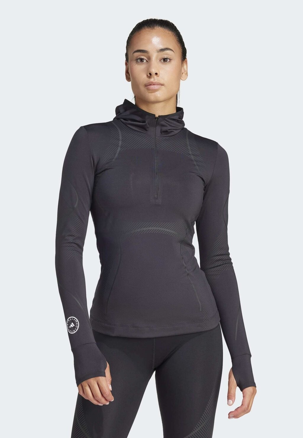 

Футболка с длинным рукавом Truepace Running adidas by Stella McCartney, черный