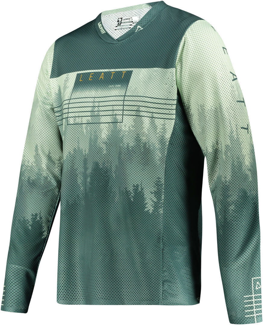 

Джерси Leatt MTB Gravity 4.0 для велосипеда, зелено-зеленые