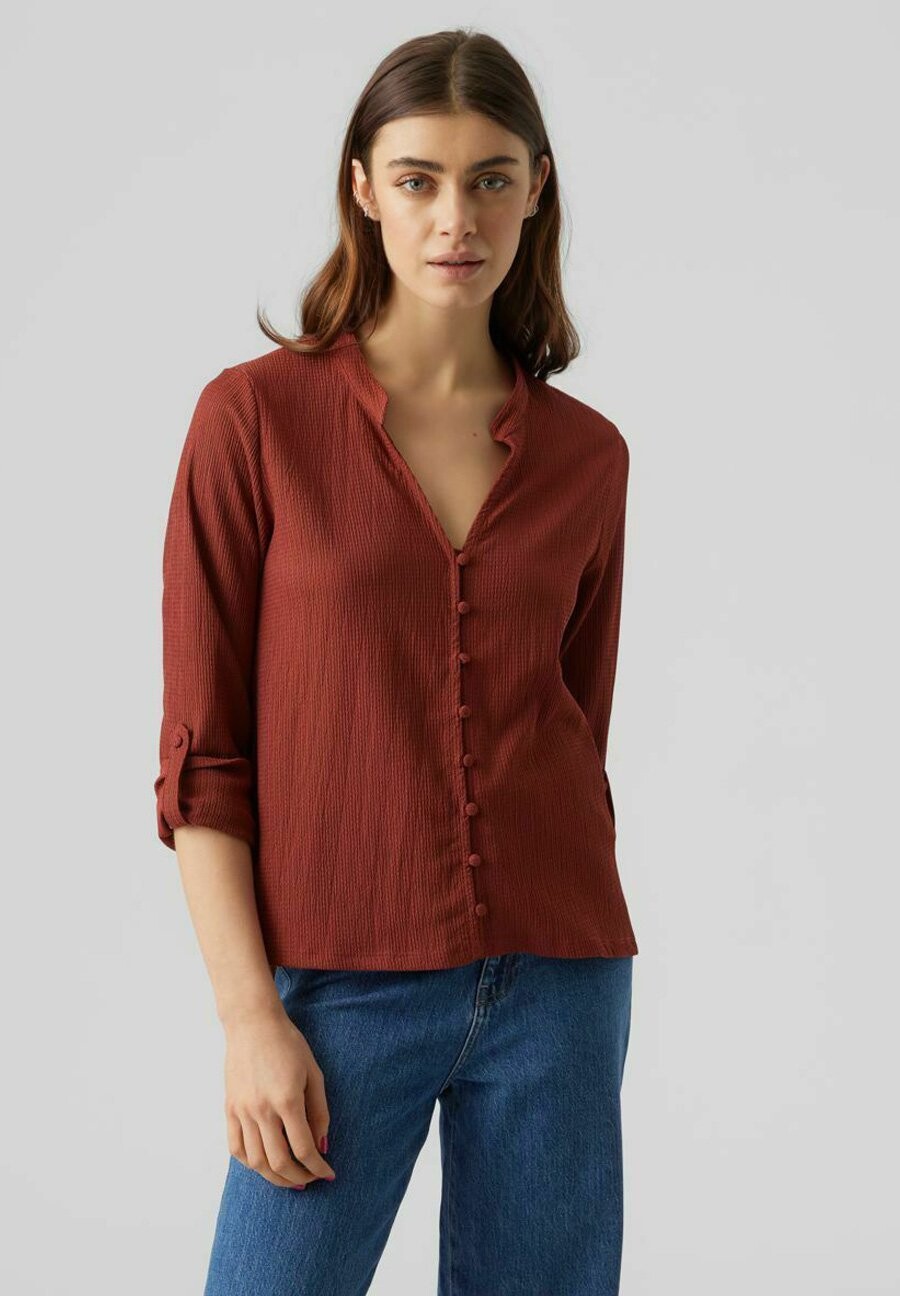 

Рубашка Vero Moda, коричневый