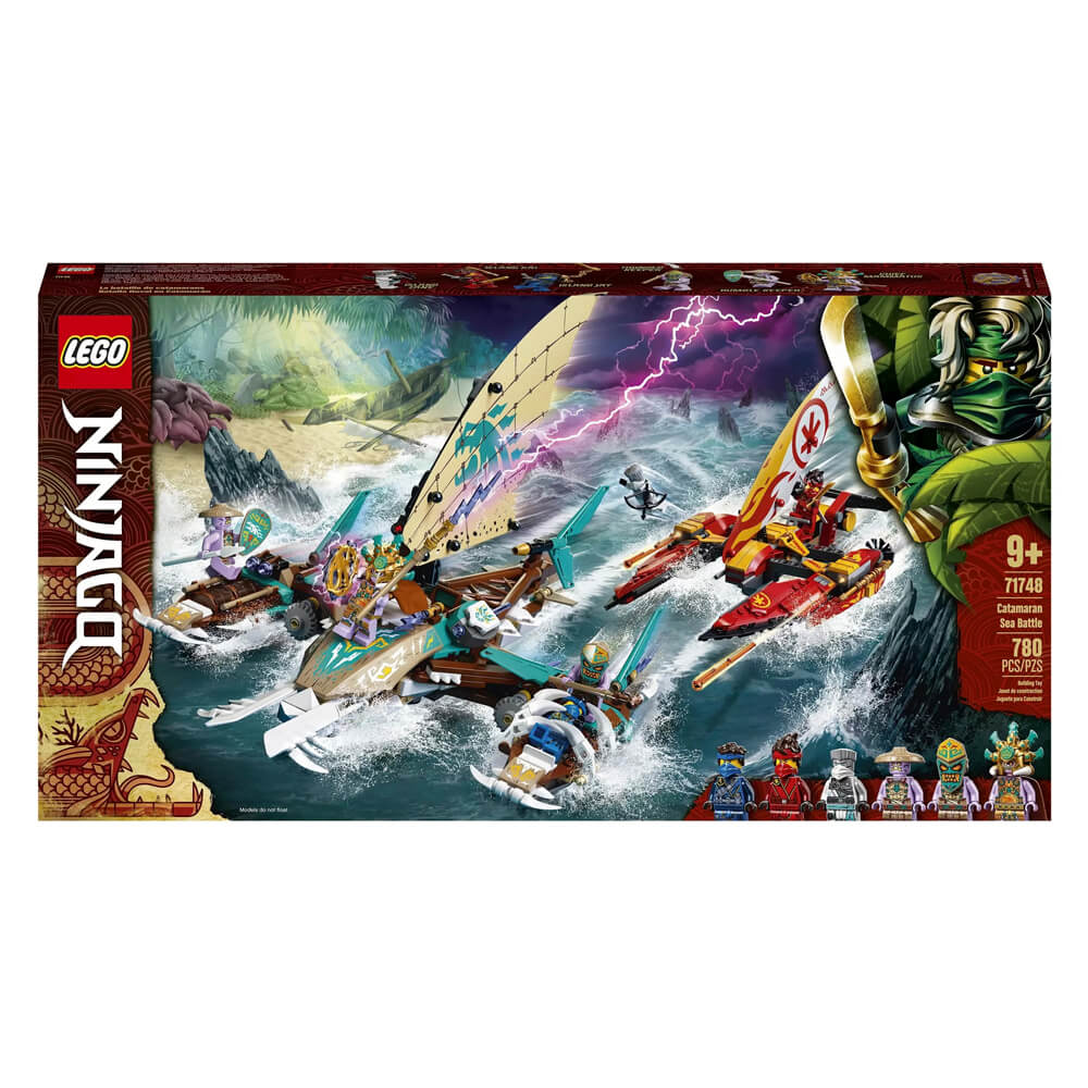 Конструктор LEGO NINJAGO 71748 Морская битва на катамаране