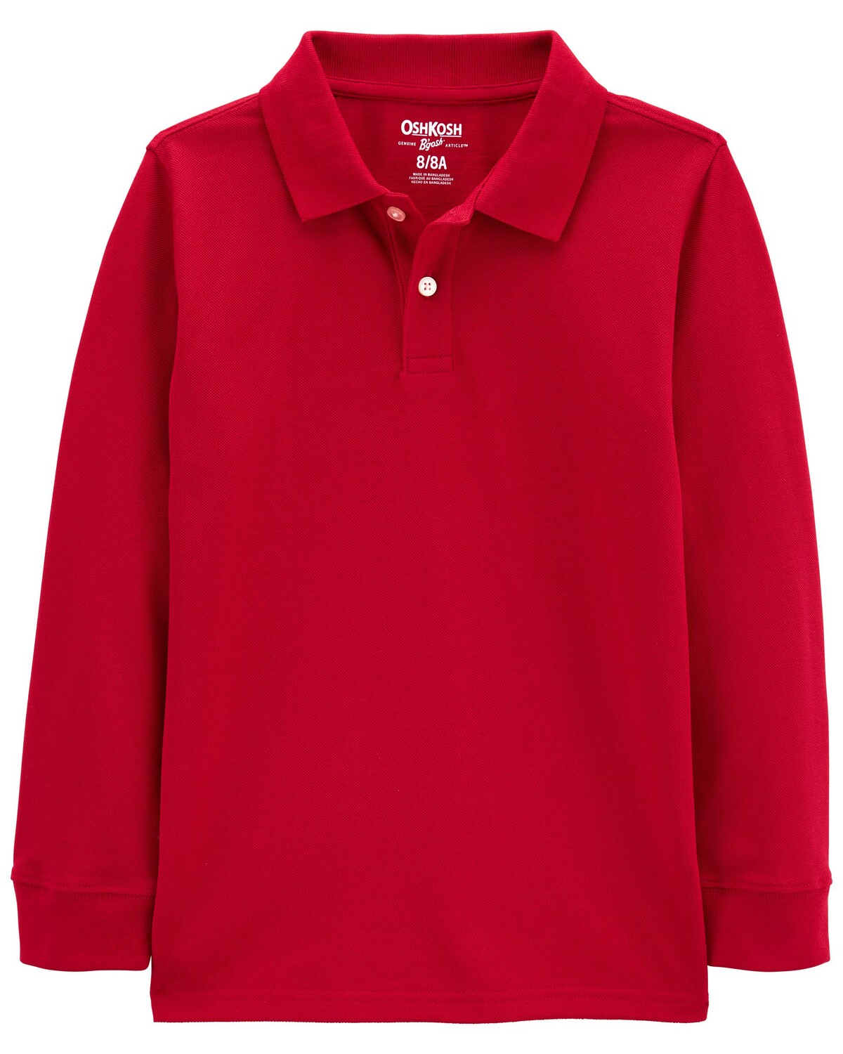 

Поло из пике Kid Uniform Carter's, красный