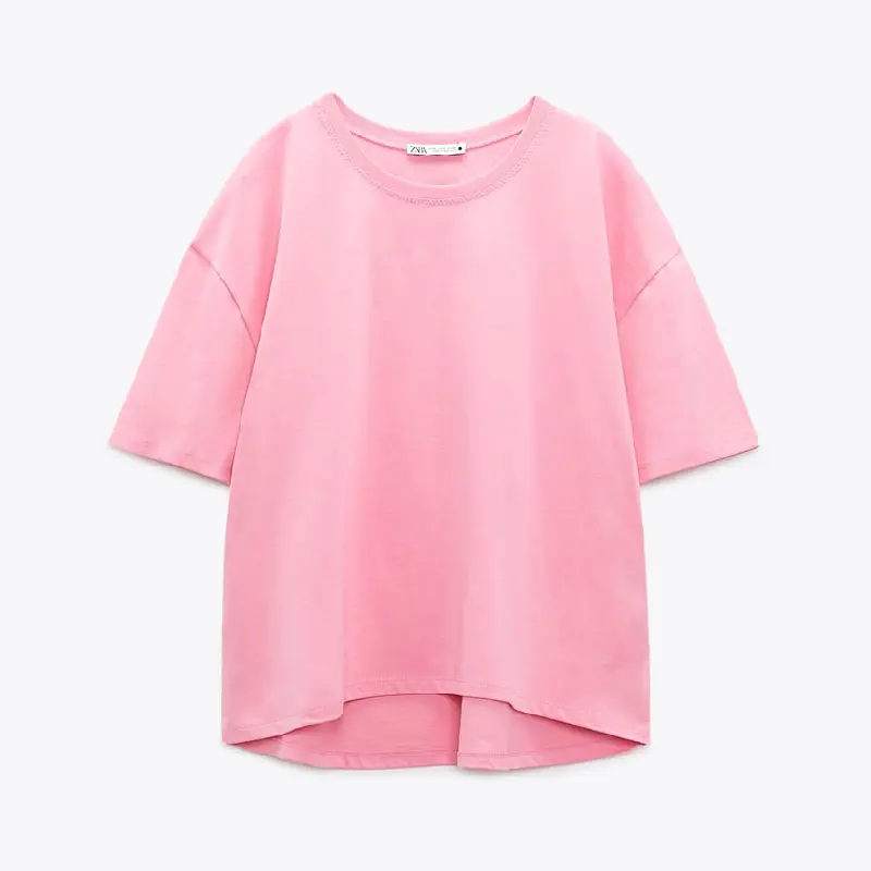 

Футболка Zara Oversize, розовый