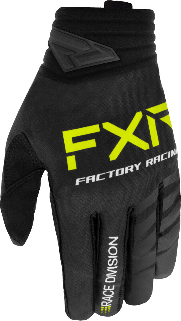 Перчатки FXR Prime 2023 для мотокросса, черный/серый/желтый перчатки fxr prime для мотокросса серый желтый
