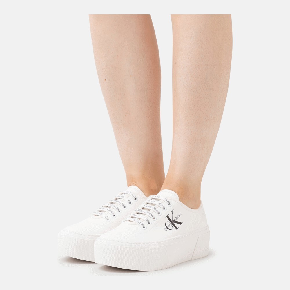 

Кроссовки Calvin Klein Jeans Cupsole Flatform Laceup, bright white