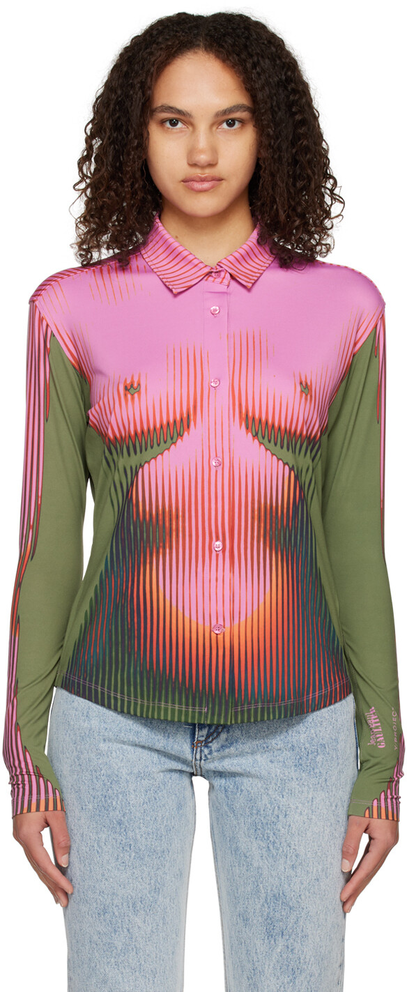 

Розовая рубашка Jean Paul Gaultier Edition Y/Project